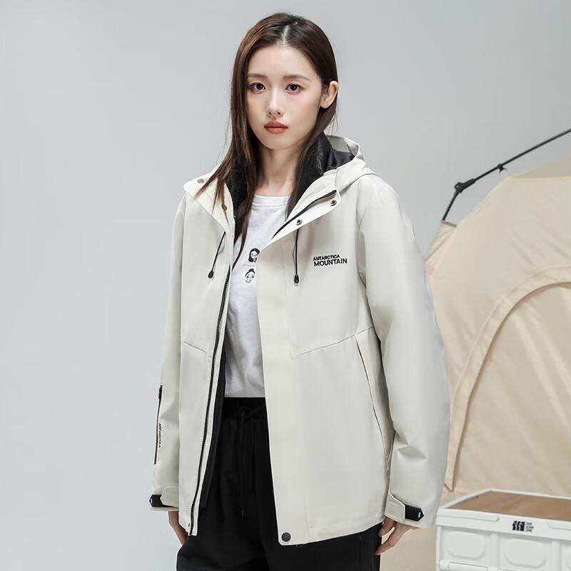 Unisex 3-in-1 Detachable Hooded Short Down Jacket