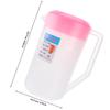 Measuring Cold Water Kettle Plastic Juice Pitcher Heat Resistant Lid Large Capacity Beverage Pot 2500Ml Iced Tea Coffee