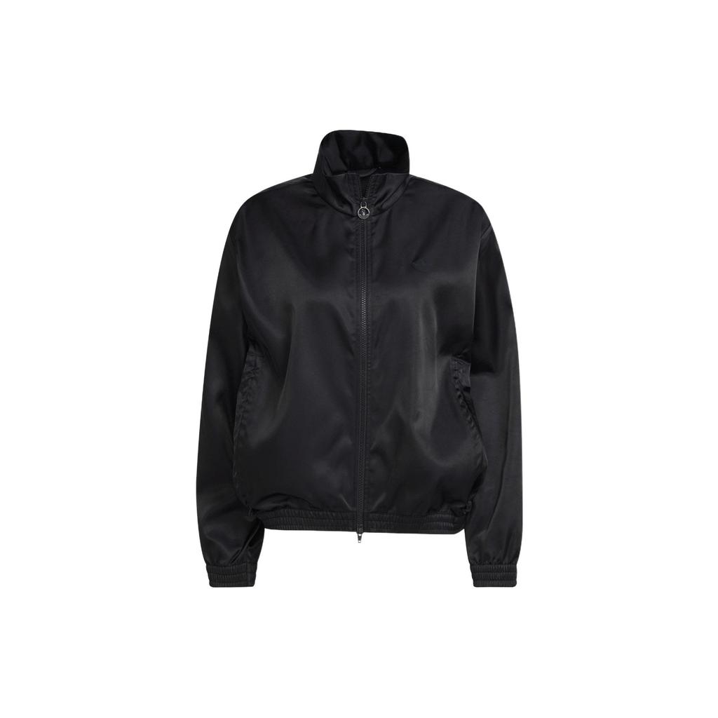 adidas Originals Women's Satin Track Jacket Black HF2111