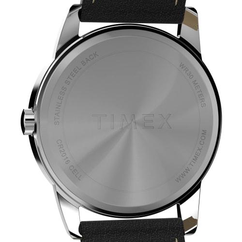 Timex Men's EasyReader Watch, 38mm, Black/Silver Tone/White, 38mm, Classic