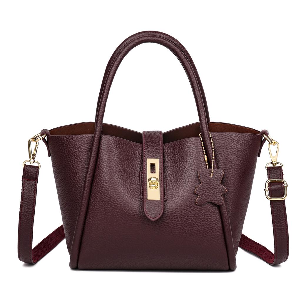 Bucket Bag, High-end Sense, Large Capacity Bag, Women's New Fashionable and Simple Shoulder Bag, Daily Leisure Commuting Handbag
