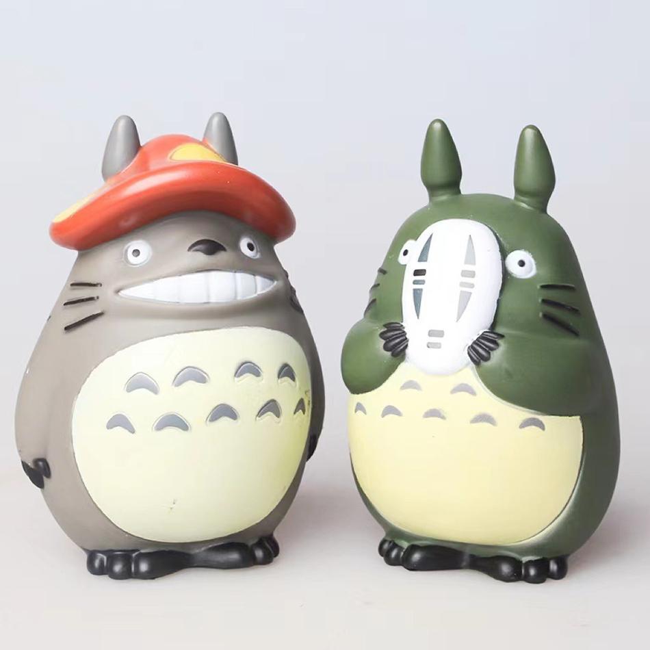 Desen animat My Neighbor Totoro Figurină Mini Statuie Jucării Drăguțe Ornamente Cameră Figurine Kawaii Jucărie Cadouri Copii Obiecte de Colecție