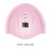 Lampada per unghie a LED UV, smalto in gel, lampada per manicure, macchina per asciugatura, schermo, carica USB, luce asciutta