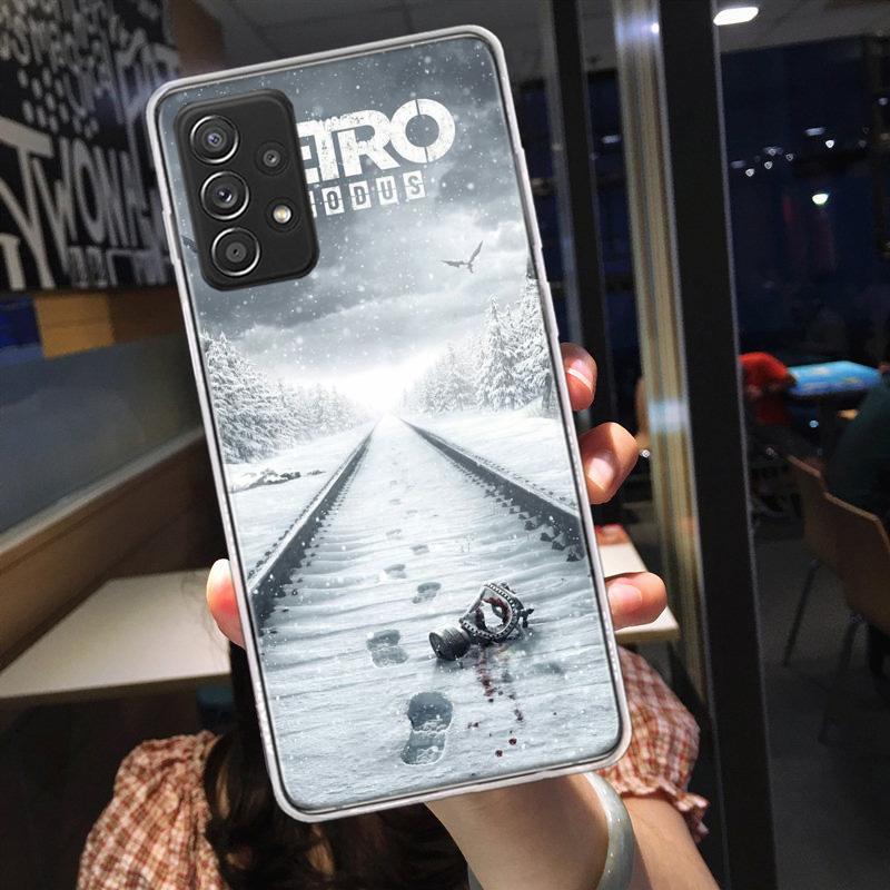 Metro 2033 Phone Case for Samsung A54 A57 A37 A17 A14 A15 A12 A24 A34 A55 A35 A25 A52S A07 A05S A04S A22 A32 A72 Galaxy Note 20