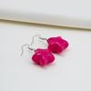 Korean Stereo Cartoon Candy Color Resin Star Dangle Earrings for Women Students Cute Creative Earrings Jewellery Accessory Gifts
