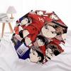 1pc Outdoor Umbrella with Haikyuu! Characters - Automatic Opening/Closing, Portable Tri-Fold Design, 8-Rib Iron Frame - Perfect Gift for Fans, Tr