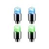 2/4/8pcs LED Tire Valve Stem Caps Neon Light Waterproof Wheel Spoke Lights LED Tire Lamp for Motorcycle Bicycle Car Accessories