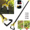 With Triangle Head Stirrup Loop Hoe Stainless Steel Stirrup Ring Hoe Garden Hula Hoes  Weeding