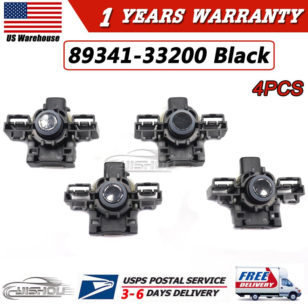 Set 4 89341-33200 Bumper PDC Parking Assist Sensor for Lexus ES350 CT200h ES300h