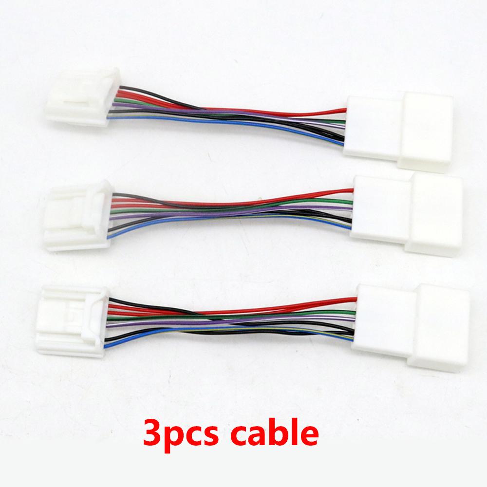 

For Toyota RAV4 RAV 4 Corolla CHR Avalon Levin LED Power Auto Single Window Switch With Cable Backlight 3pcs cable