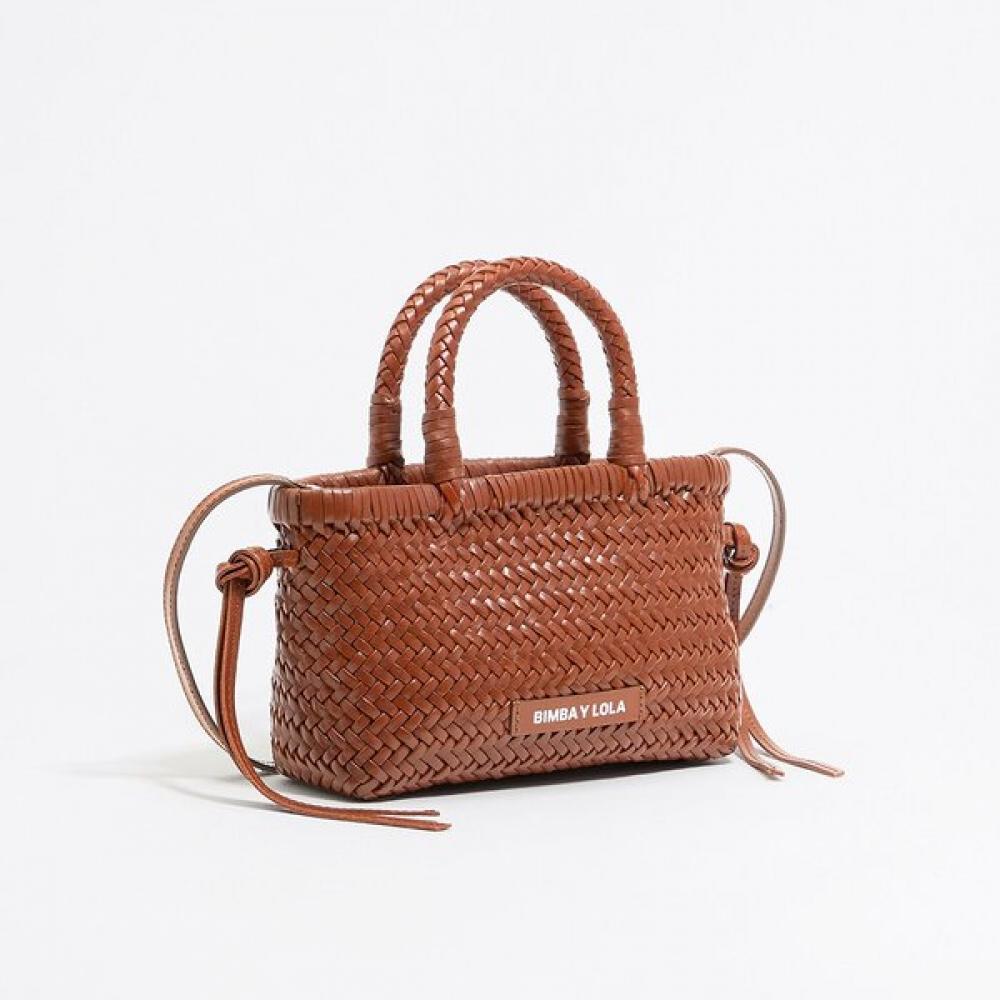 

Bimba Y Lola Pleated Leather Mini Bag Tan B265aib022tnf Tan/FREE