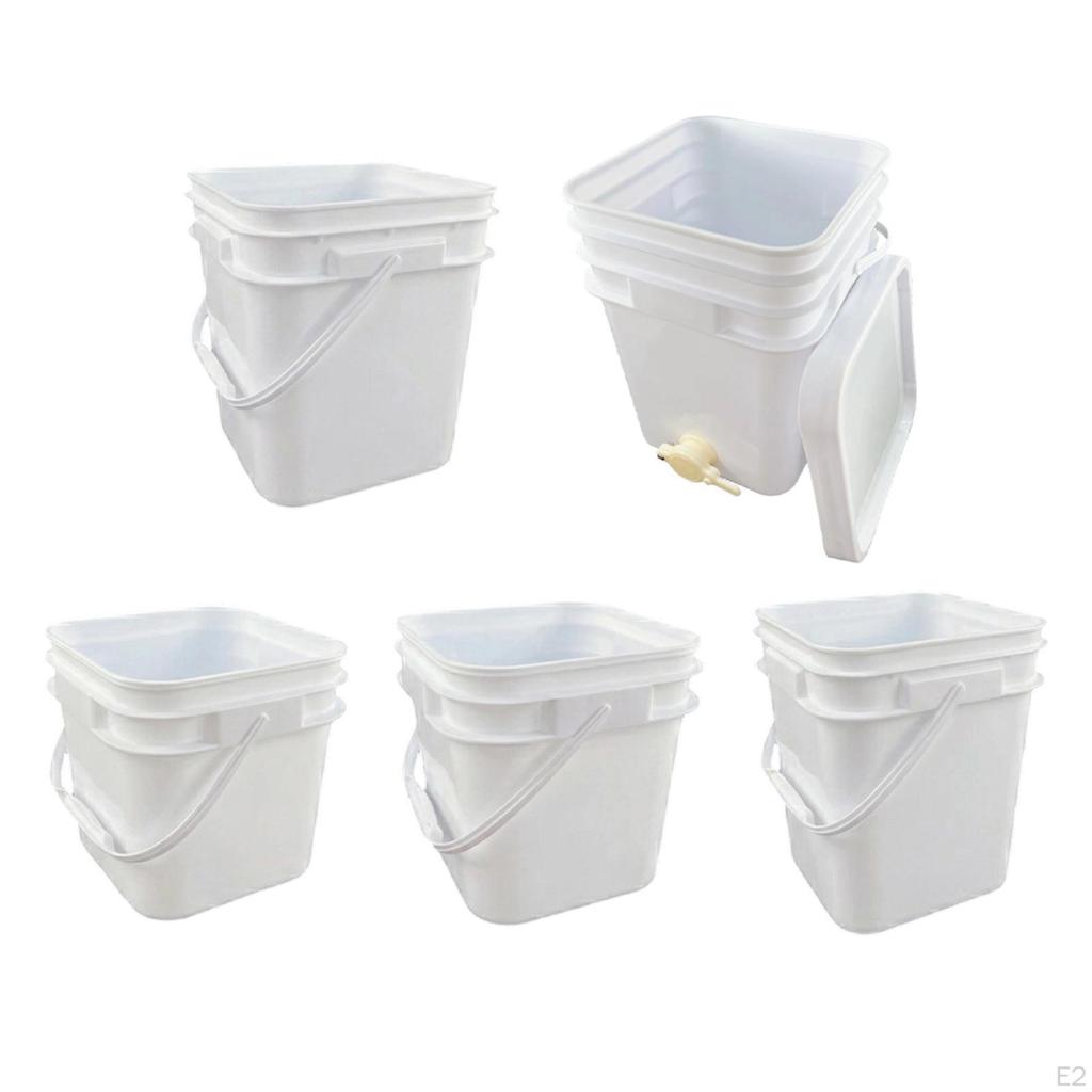 Equipment Portable Professional Supplies with Gate and Lid Storage Bucket