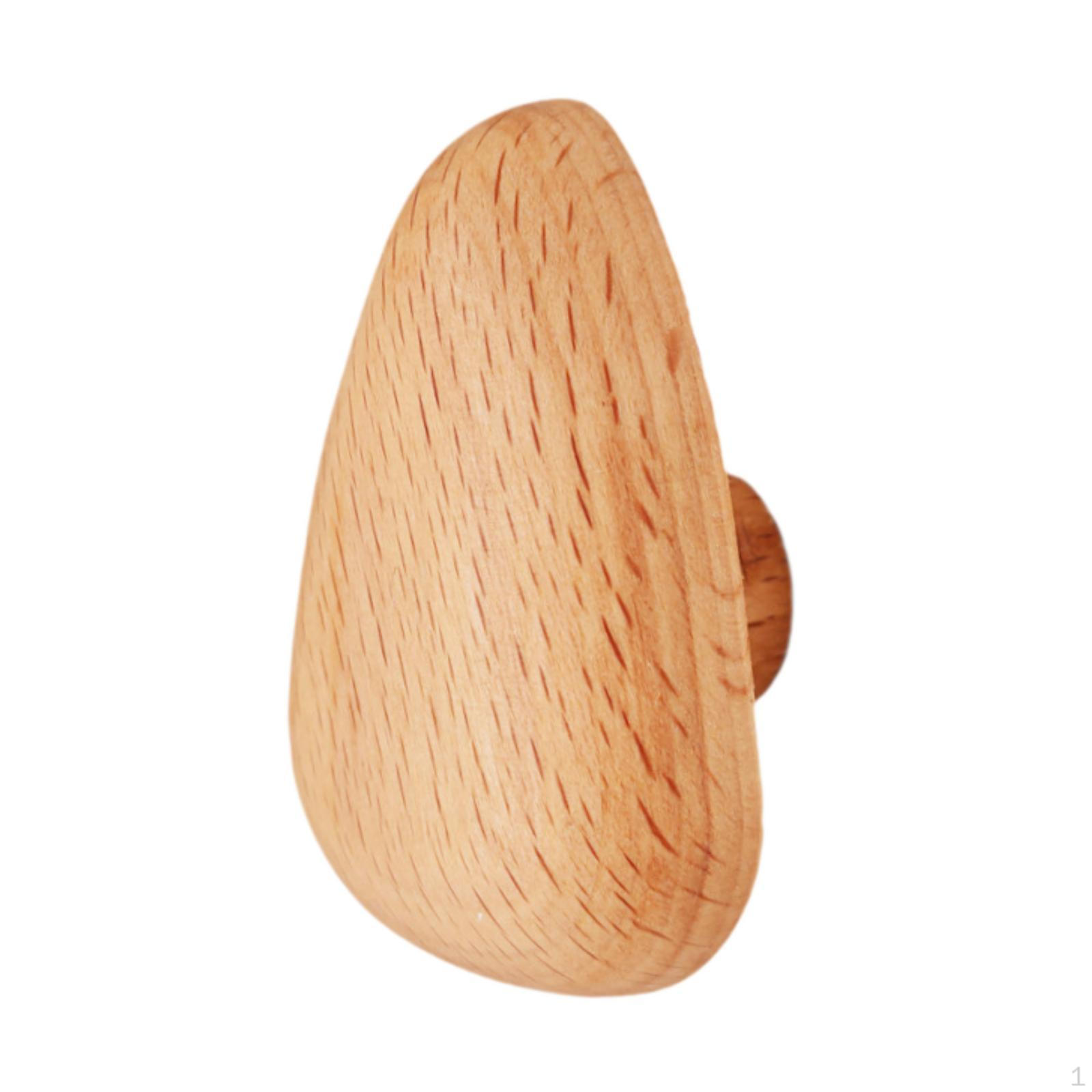 

Настенный деревянный органайзер для одежды с крючками для дома и офиса Oval