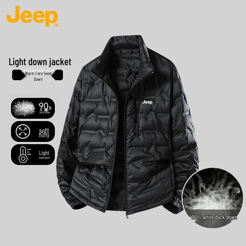 

JEEP Unisex Casual Stand Collar Down Jacket 2XL