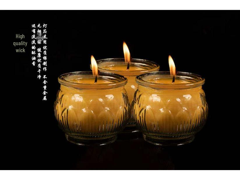 LIEI 4-Hour Butter Lamps, 100-Count