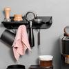 58mm Wandhalterung Kaffeeset Lagerregal Puching Kostenloser Espresso Kaffee Siebträgerhalter Coffeeware Werkzeug Organizer Zubehör