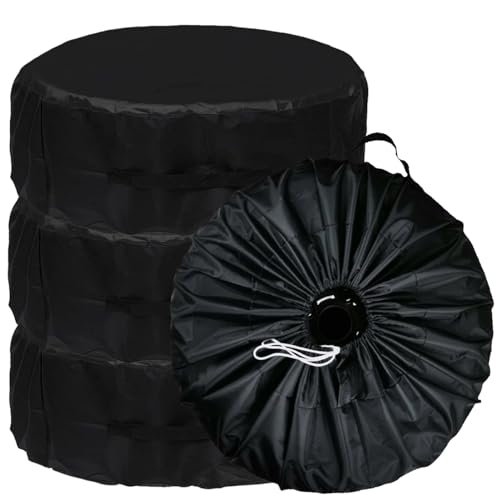 

Набор из 4 чехлов для шин, Уличные, Водонепроницаемые, Легковой автомобиль, Обычный автомобиль, Внедорожник, Чехол для автомобильной шины, Пыленепроницаемый, Водонепроницаемый, Чехол для хранения шин, Уличные, Внутренние