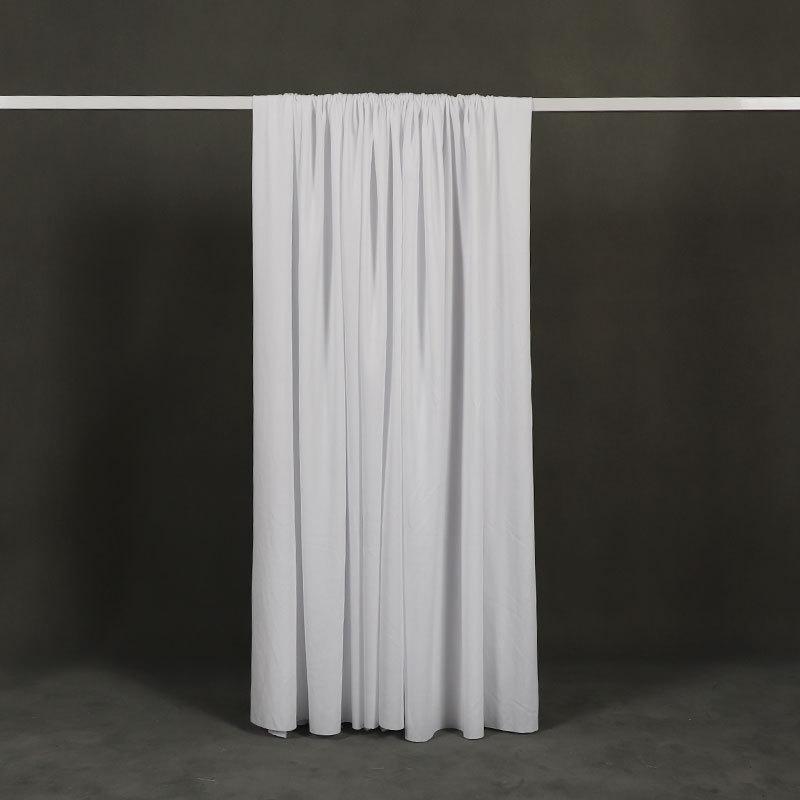 

5/10M Milk Silk Stretch Fabric Wedding Arch Drapes Wedding Backdrop Curtain for Stage Banquet Birthday Party Sheer Drapery Decor W160cm X L500cm
