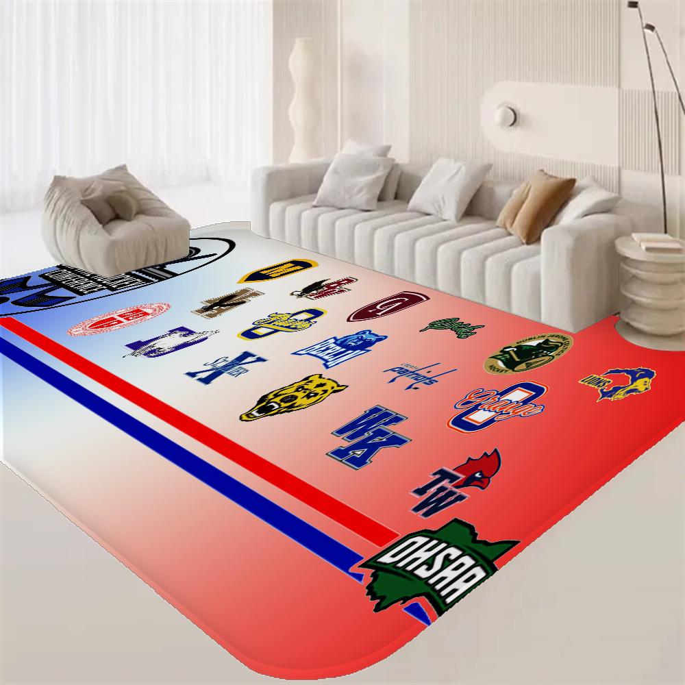 Sports Ice Hockey Floor Mat Cheaper Anti-slip Modern Living Room Balcony Printed Bedside Mats