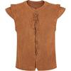 Vikings play suede t-shirt halloween renaissance deerskin vest vest cosplay