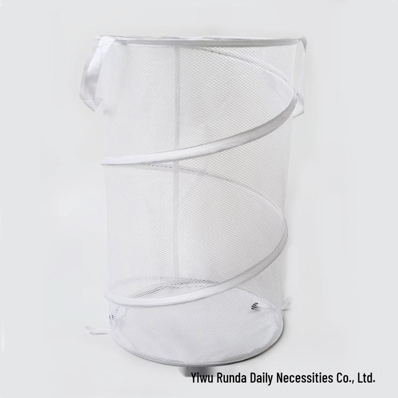 Tax-Inclusive Large Foldable Oxford Cloth Laundry Basket with Breathable Mesh and Handle