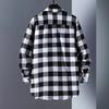 Plaid Shirt Men's Long-sleeved Summer Casual Jacket Youth Loose Shirt