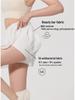 Nude Antibacterial Pleated Yoga & Running Skirt with Lining