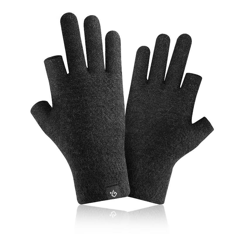 

Мужские теплые вязаные перчатки на флисовой подкладке One Size