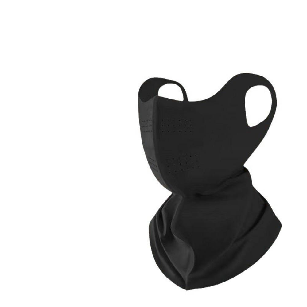 UV Protection Ice Silk Face Cover Washable for Outdoor Workout