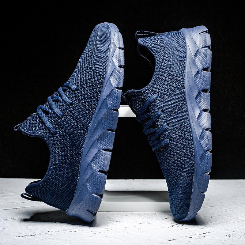 2025 Summer New Fly-woven Mesh Sneakers Breathable Fashion Casual Shoes Men's Shoes