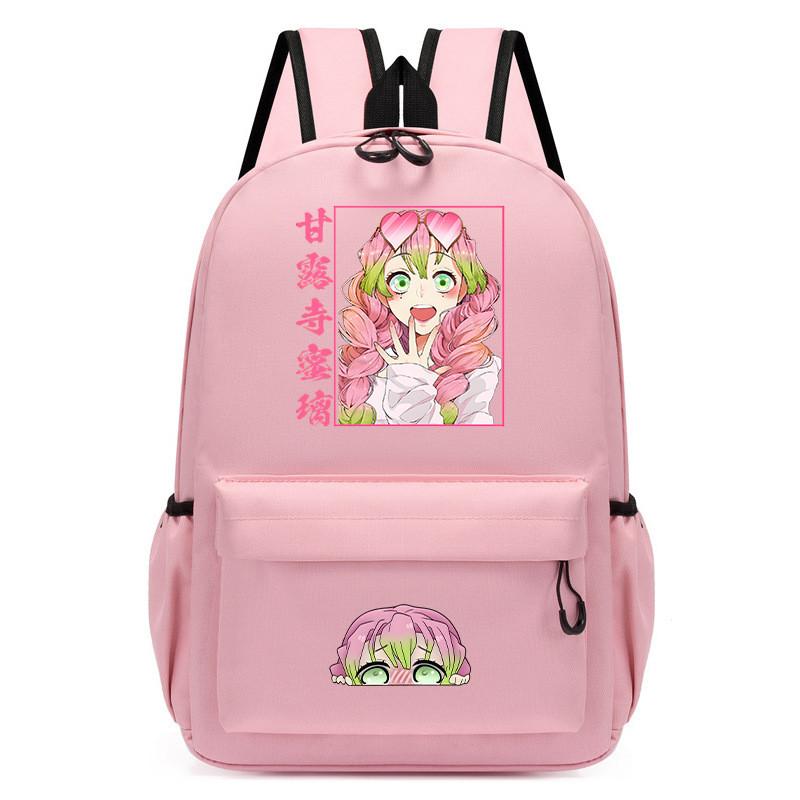 Demon Slayer Casual Backpack Student School Waterproof Small Cartoon Bag