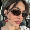 Retro Oval Trendy Sunglasses For Men And Women Fashion High-end UV Protection Sun Glasses Outdoor Sunscreen Sunshade Eyewear