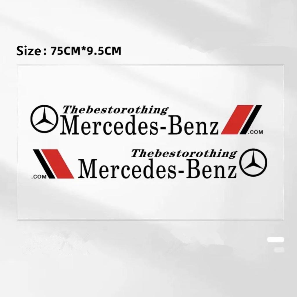 Car Body Decor Decals Car Door Side Stripes Stickers For Mercedes Benz C180 C200 C260 C300 W108 W124 W126 W140 W168 W169 W176 LMNOP1
