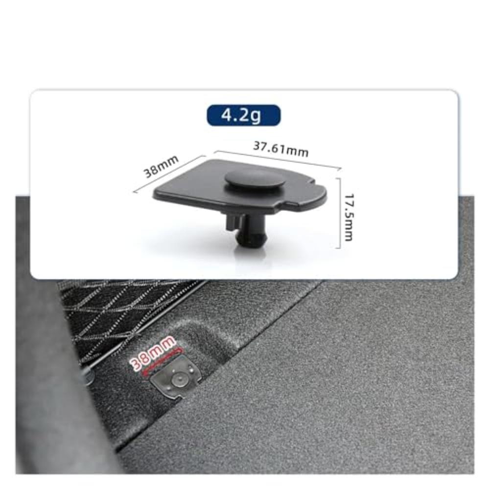 Kofferraumauskleidung Karten-Schnalle Kompatibel für Mercedes C-Klasse W203 W204 W205 ABS Innenraum-Clip Ersatzteil
