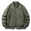 2024 Men's Pilot-Style Baseball Collar Jacket - Loose Fit for Spring & Autumn