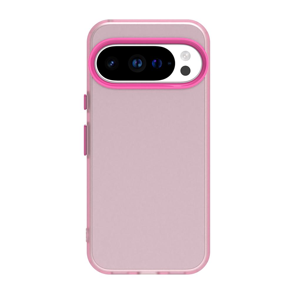 

Frosted Fashion Soft Bumper Candy Color Phone Case For Google Pixel 10 9 8 A Pro XL Case Frame Protect Independent Button Cover Google Pixel 8a
