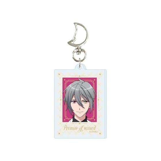 The Enchantment of the Wizardry Anime: Owen Moon-Shaped Can Badge Acrylic Keychain Die-Cut Acrylic Keychain Main Body Size: 65mm
