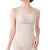 New corrective bra cami Yukinee More Soft Comfortable Bust Hold Shape Bra Cami 24 Cream Beige L [Bradelis York] Non-wired