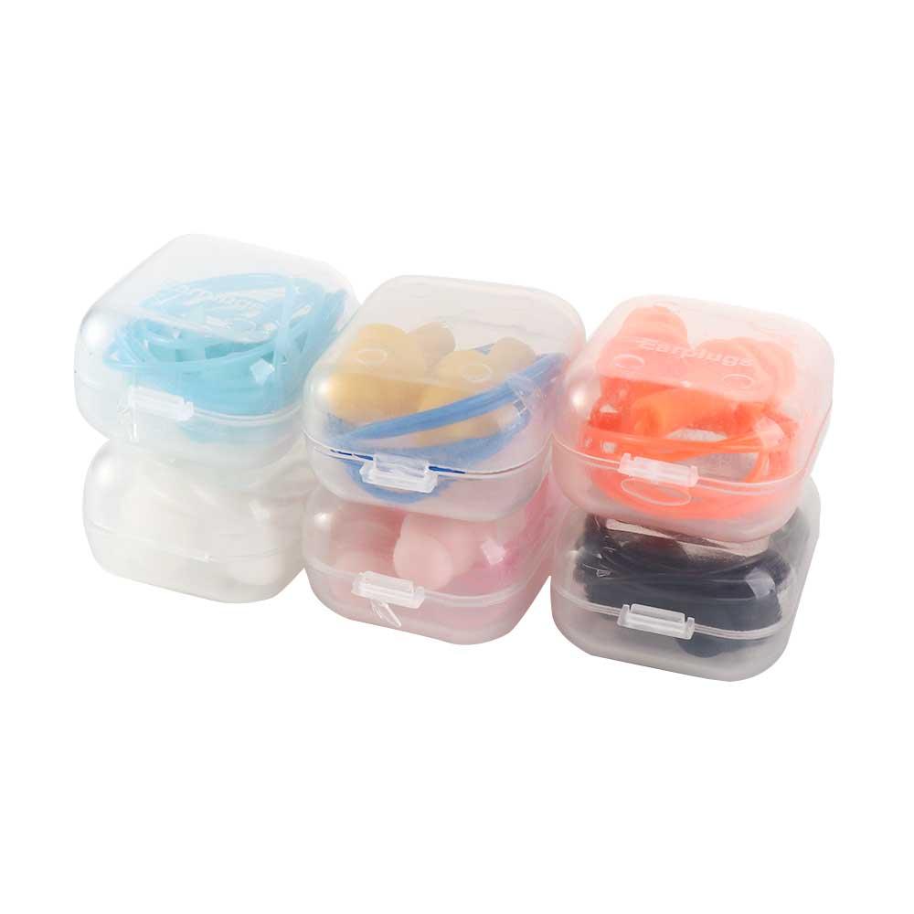 Shower Noise Reduction Box-packed Waterproof Nasal Clip Earplugs Nasal Protection Silicone Earplugs
