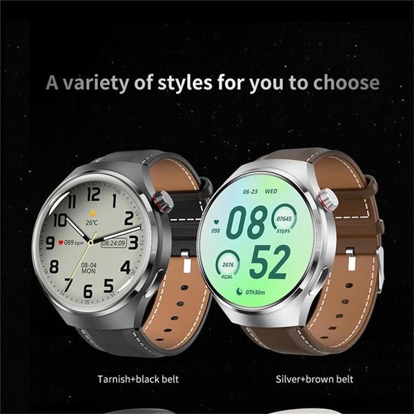 Módní hodinky pro Huawei Xiaomi NFC GPS Chytré hodinky Pánské hodinky 4 Pro HD 1,54" obrazovka s tepovou frekvencí Bluetooth volání IP68 Vodotěsné chytré hodinky