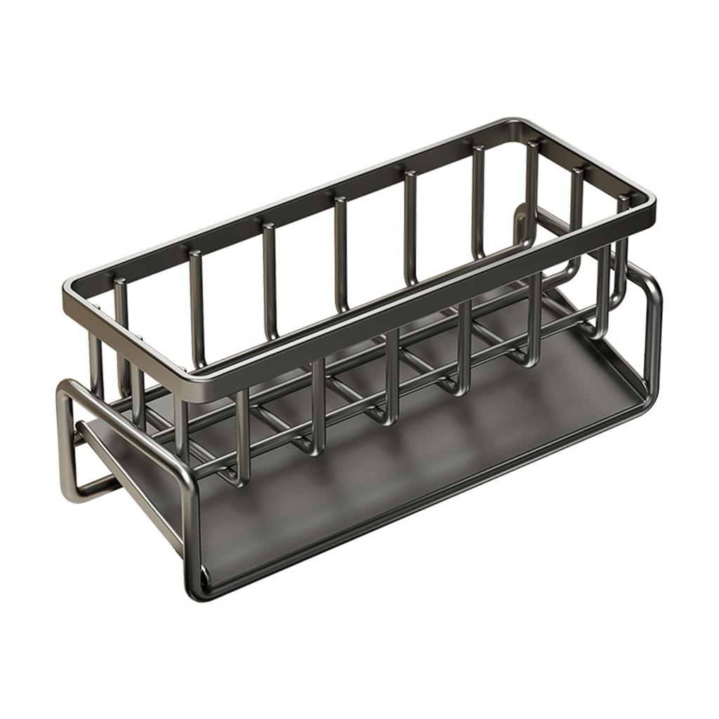 Durable Carbon Steel Sponge Rack Integrated Easy To Assemble Rabbit Perforated Kitchen Storage Rack