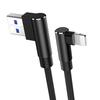 1 2 3 m 90 laipsnių USB duomenų įkroviklio laidas, skirtas iPhone 11 12 13 14 PRO Xs Max Xr X 8 7 6 6S Plus 5 5S SE2020 iPad laido kilmės Mobilusis telefonas ilgas trumpas