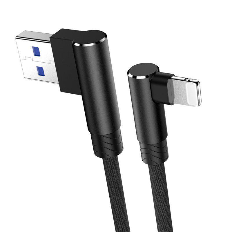 1 2 3 m 90 laipsnių USB duomenų įkroviklio laidas, skirtas iPhone 11 12 13 14 PRO Xs Max Xr X 8 7 6 6S Plus 5 5S SE2020 iPad laido kilmės Mobilusis telefonas ilgas trumpas