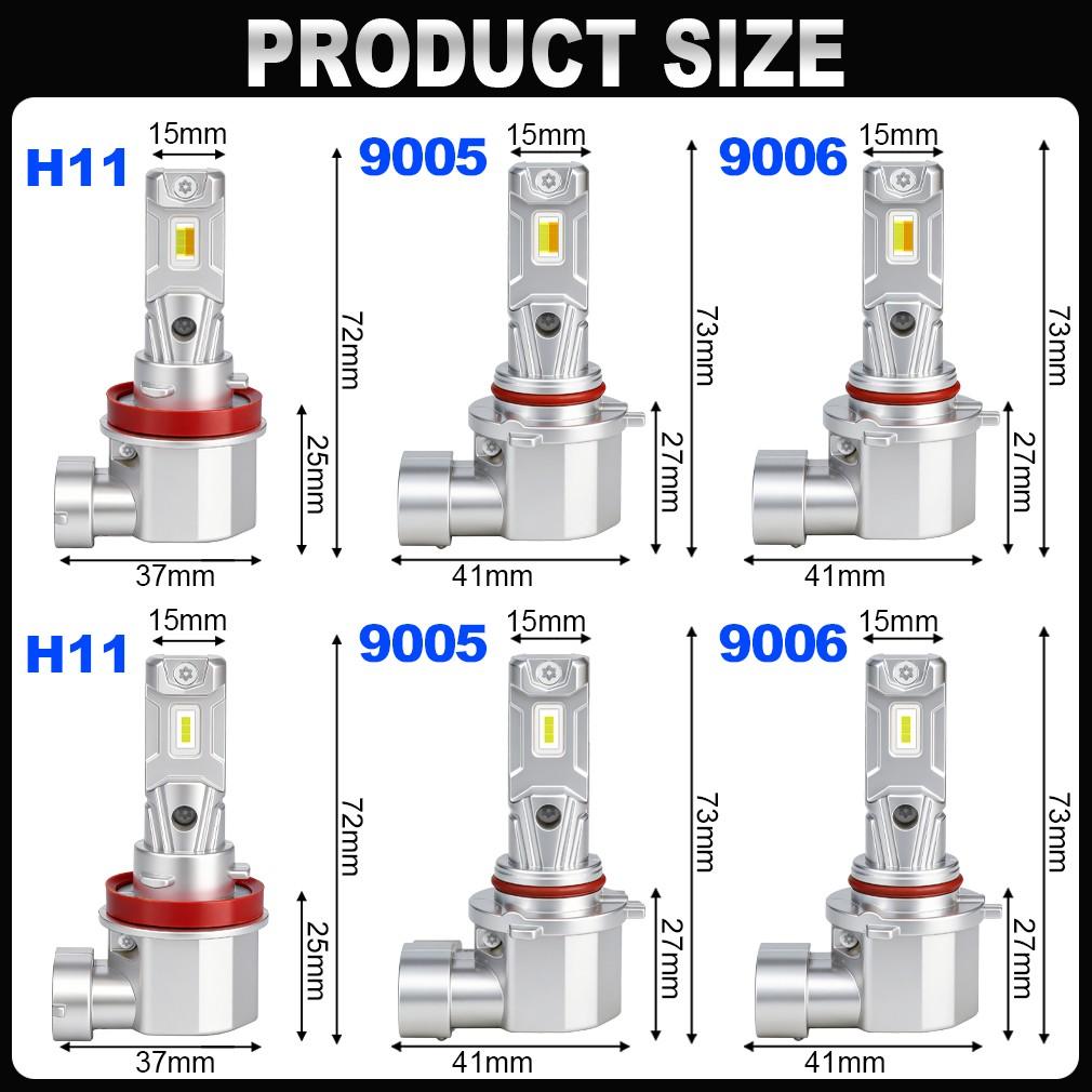 2 Piezas Tres Colores H8 H11 Bombillas LED para Luz Antiniebla 9005 HB3 9006 HB4 3 Colores Switchback Luz Diurna DRL Enchufe y Juega 6000K Blanco 4300K Blanco Cálido 3000K Amarillo
