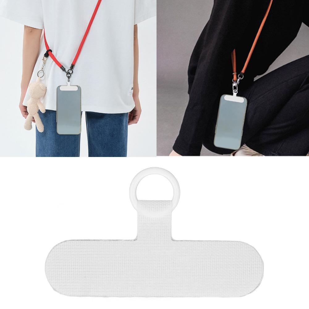 10 Pcs Without Adhesive Phone Tether Tab Oxford Cloth Phone Lanyard Patch Preventing Dropping