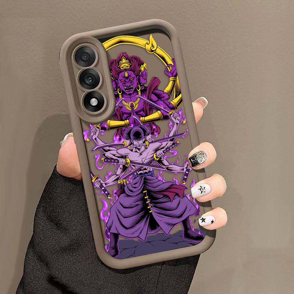 One P-Piece GEAR 5 Luffys ZoroS Cover Phone Case For HONOR 600 400 90 LITE 300 200 70 50 20 10I 9X 8X PRO DIY Case Shell Funda