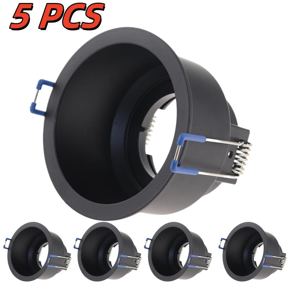 5/10 Pcs Recessed LED Ceiling Downlight Bracket Spotlight Frame Socket GU10/MR16 Lamp Holder Fitting Fixture