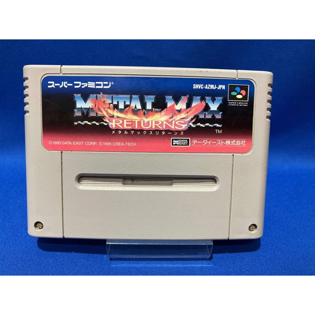 Used Metal Max Returns SFC SNES Super Famicom SHVC-AZMJ Tested Working Nintendo RPG Data East NTSC-J Super Nintendo Cartridge