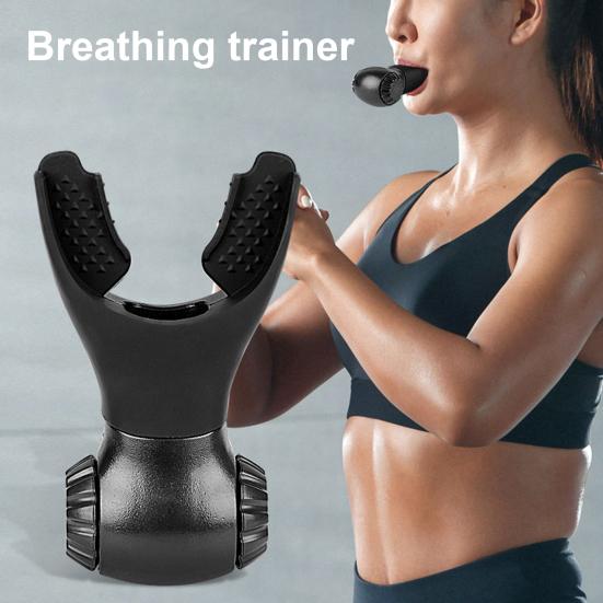 Portable Breathing Trainer Adjustable Resistance Men Women Oral Muscles Exerciser Lung Capacity Abdominal Breathing Training Equipment