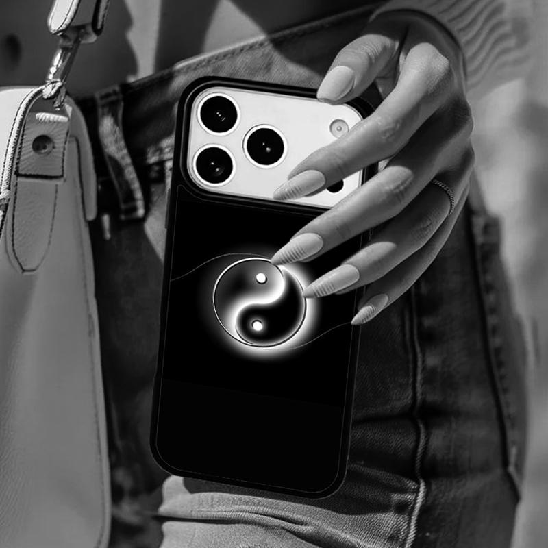 Tai chi Yin Yang Phone Case For iPhone 17 Air 14 15 13 12 Max Cover For Apple 16e 11 Pro Max Plus Coque